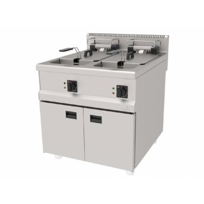 Atalay AEF-890 900 Seri Dolaplı Çift Hazneli Fritöz, 27x2 L, Elektrikli