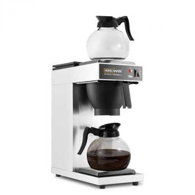 Horecamark HRC120-2 Çift Potlu Filtre Kahve Makinesi 1.8 Lt. Inox