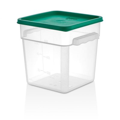 PP KARE SAKLAMA KABI GSPP-8 (KAPAK DAHİL DEĞİL)