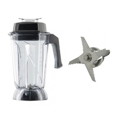 Portabianco Bar Blender Polikarbon Hazne + Kapak + Çelik Bıçak Takımı