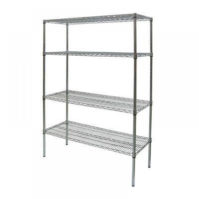 Portashelf İstif Rafı Izgara Tabla, 152x46x183 cm, Paslanmaz, 4 Katlı