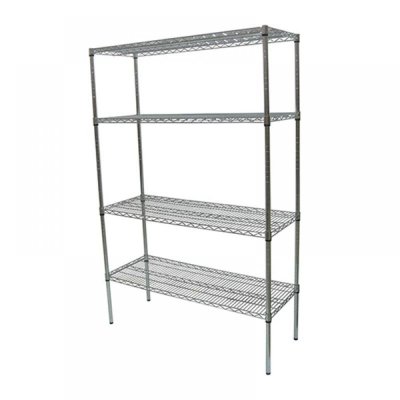 Portashelf İstif Rafı Izgara Tabla, 61x107x183 cm, Paslanmaz, 4 Katlı