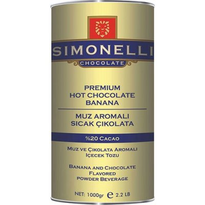 Simonelli Hot Chocolate Banana - Sıcak Çikolata Muz Aromalı 900 Gram