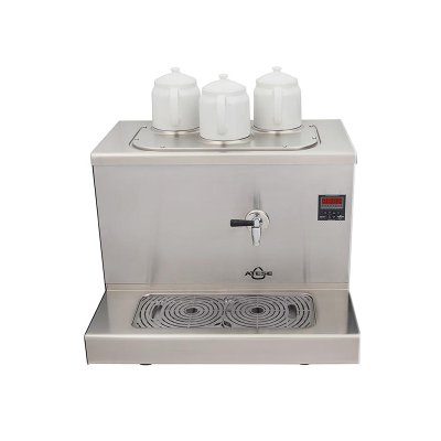 Ateşe Cappadocia Dijital 3 Demlikli Çay Kazanı, 30 L, Elektrikli, Inox