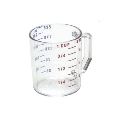 Cambro Camwear Polikarbon Ölçekli Ölçü Kabı 225Ml