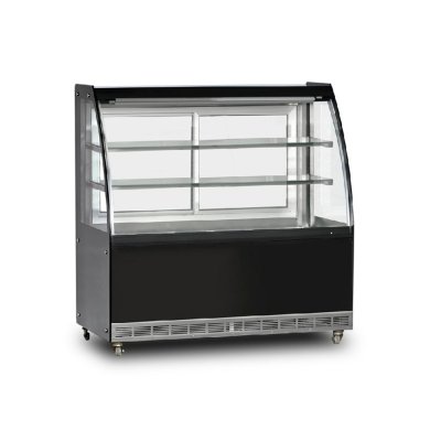 Dampak Isıtmalı Bombe Camlı Teşhir Dolabı 130x70x130 cm 440 Lt