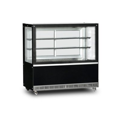 Dampak Isıtmalı Düz Camlı Teşhir Dolabı 100x70x130cm 425 Lt