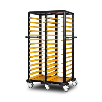 Gastrolley 150 İkili Self Servis Arabası, Etrafı Açık, 104x71x174 cm