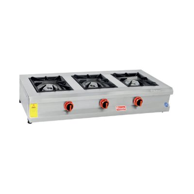 Himaksan HMK-SOG 1350 CE Set Üstü 3’Lü Ocak, GAZLI LPG’li 130x50 Cm 