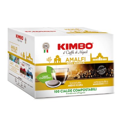 KIMBO Cialde Amalfi 100% Arabica Yassı Pod Uyumlu Kapsül Kahve (50’li Kutuda)