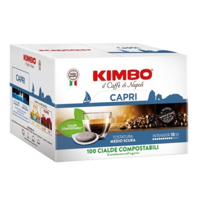 KIMBO Cialde Capri Yassı Pod Uyumlu Kapsül Kahve (50’li Kutuda)