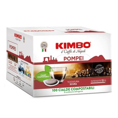 KIMBO Cialde Pompei Yassı Pod Uyumlu Kapsül Kahve (50’li Kutuda)