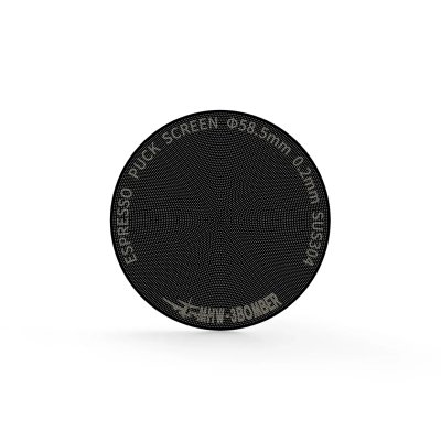 MHW-3BOMBER Espresso Titanium Puck Screen - 58.5mm 0.8 mm
