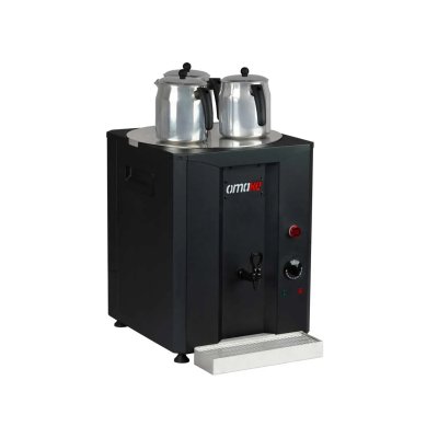 Omake CAY01 E11 Çay Makinesi 3 Demlikli Elektrikli 40 Litre Siyah