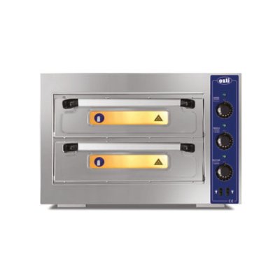 Öztiryakiler 24 cm x 5+5 Pizza Kapasiteli Çift Katlı Pizza Fırını, Elektrikli 8890.P6262.02