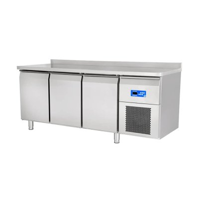 Öztiryakiler 3 Inox Kapılı Yatay Tip Derin Dondurucu, Tag 370 LMV, Eco Model