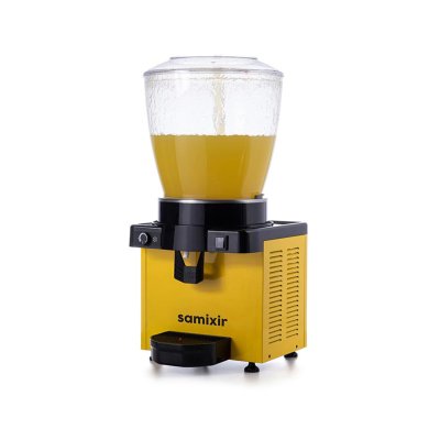 Samixir S22.AY Panaromik Fıskiyeli Analog Soğuk İçecek Dispenseri, 22 L, Sarı
