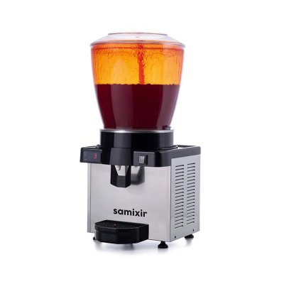 Samixir S22.DI Panaromik Fıskiyeli Dijital Soğuk İçecek Dispenseri, 22 L, Inox