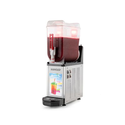 Samixir SLUSH12.IA Mono Allure Ice Slush Granita Milkshake ve Soğuk Meyve Suyu Dispenseri, 12 L, Inox