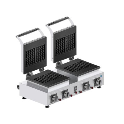 Seamac WFC2 Kare Model Çiftli Waffle Makinesi, Elektrikli