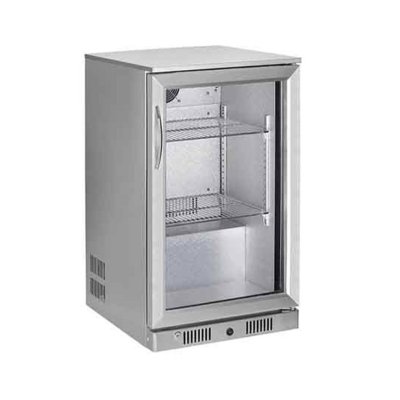Senox SBC150 Bar Arkası Şişe Soğutucu Dolap, Tek Kapılı, 138 L, Krom