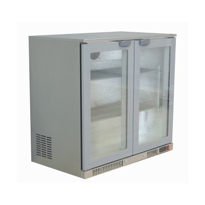 Senox SBC-250 Bar Arkası Şişe Soğutucu Dolap, 2 Kapılı, 238 L, Krom